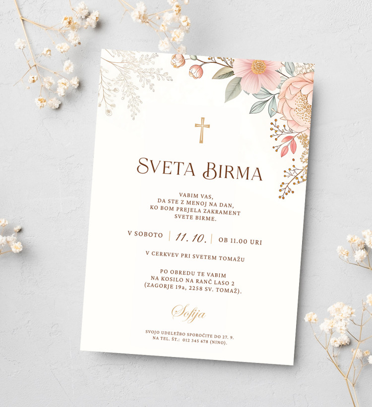 Vabilo sveta birma Pastel